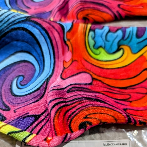 Colorful Abstract Pattern Socks - Picture 2 of 3